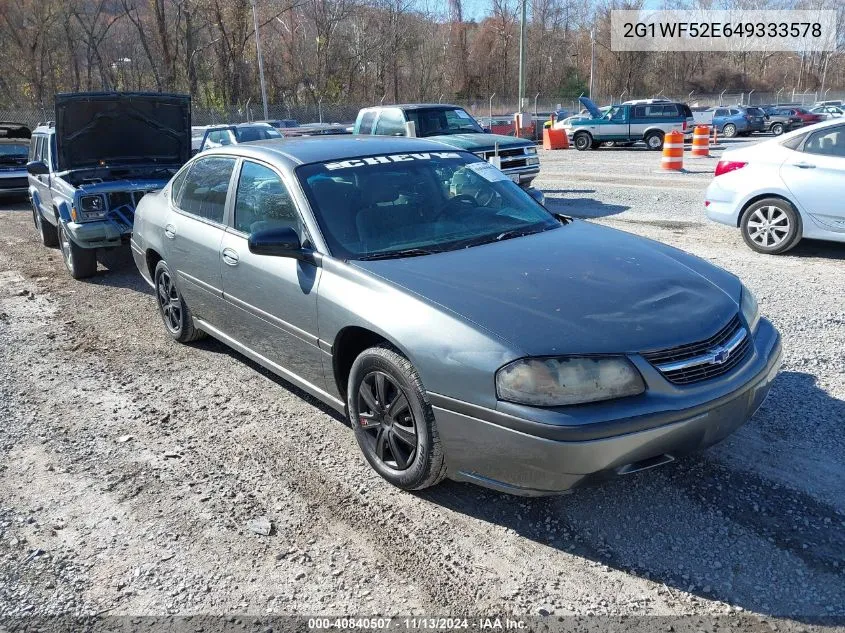 2G1WF52E649333578 2004 Chevrolet Impala