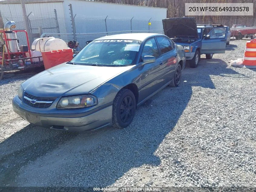 2G1WF52E649333578 2004 Chevrolet Impala