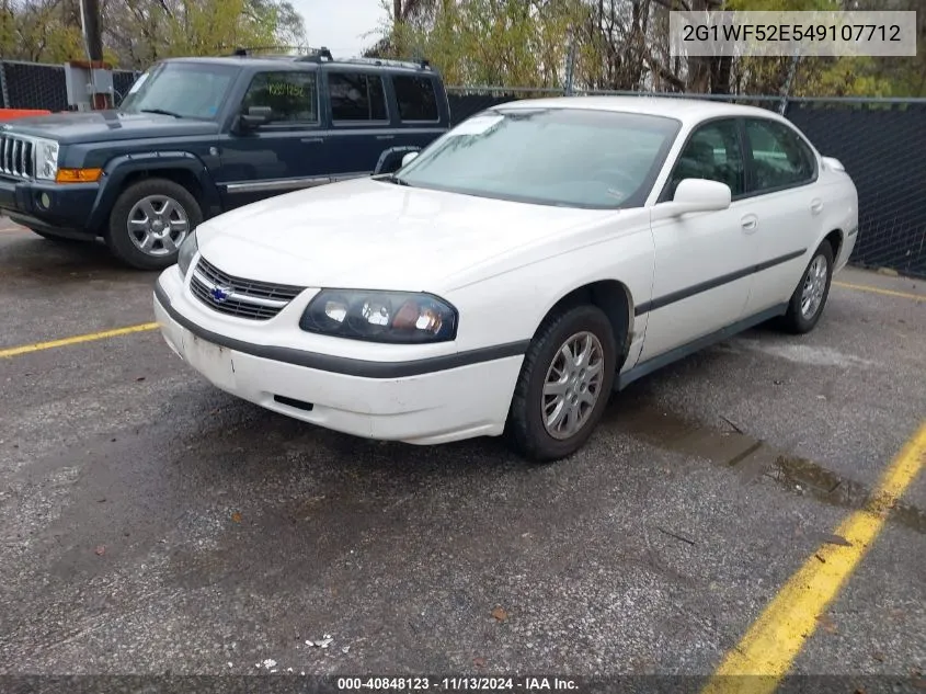 2004 Chevrolet Impala VIN: 2G1WF52E549107712 Lot: 40848123