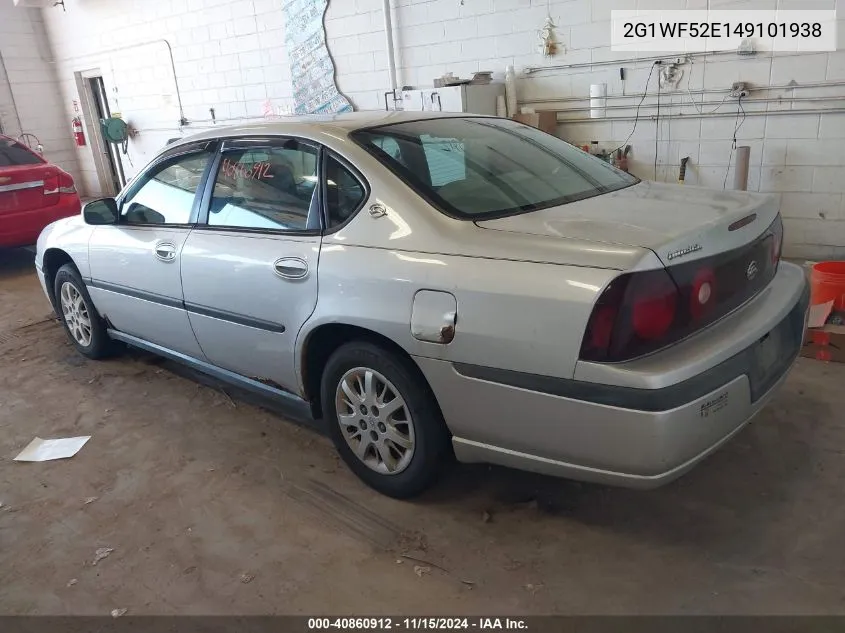 2G1WF52E149101938 2004 Chevrolet Impala