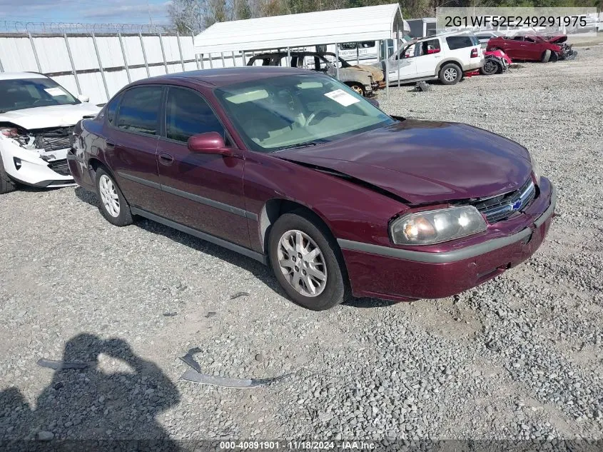 2004 Chevrolet Impala VIN: 2G1WF52E249291975 Lot: 40891901