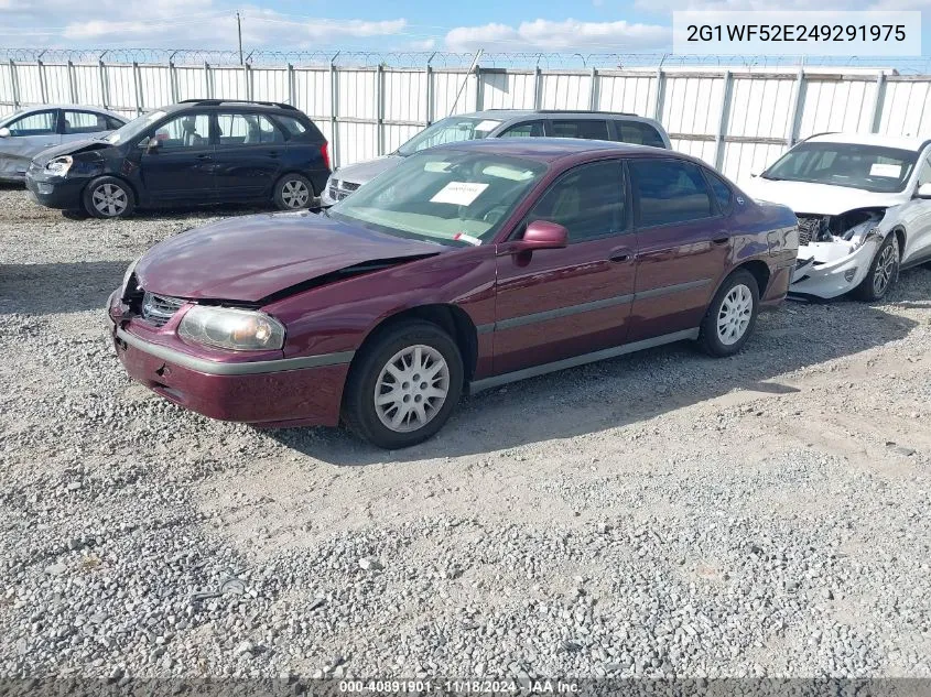 2004 Chevrolet Impala VIN: 2G1WF52E249291975 Lot: 40891901