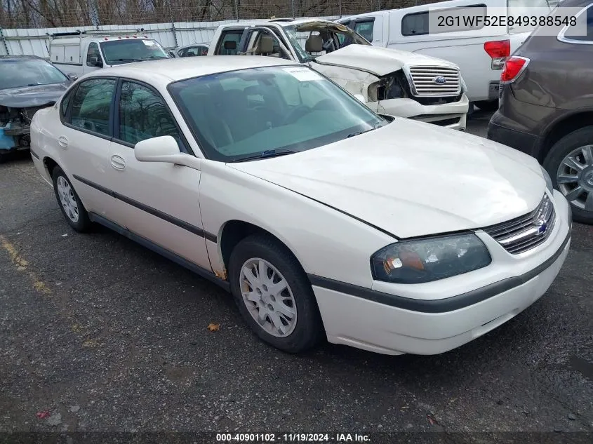 2004 Chevrolet Impala VIN: 2G1WF52E849388548 Lot: 40901102