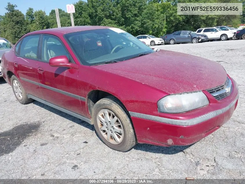 2005 Chevrolet Impala VIN: 2G1WF52E559336456 Lot: 37294106