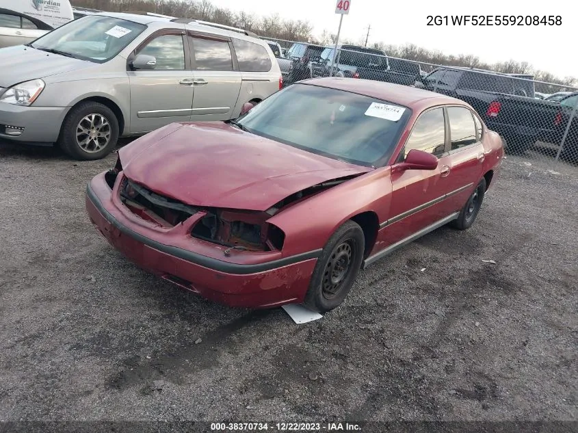 2005 Chevrolet Impala VIN: 2G1WF52E559208458 Lot: 38370734