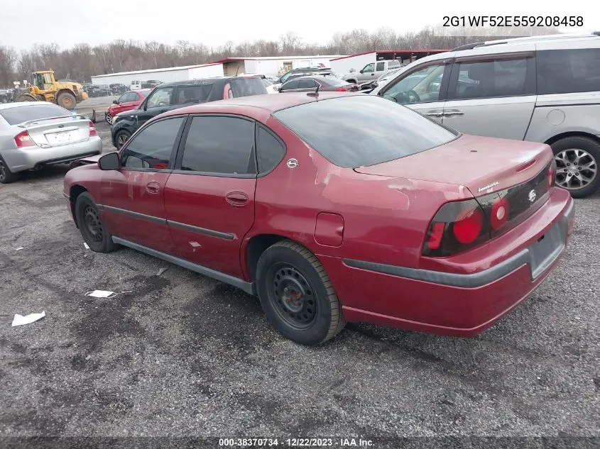 2005 Chevrolet Impala VIN: 2G1WF52E559208458 Lot: 38370734