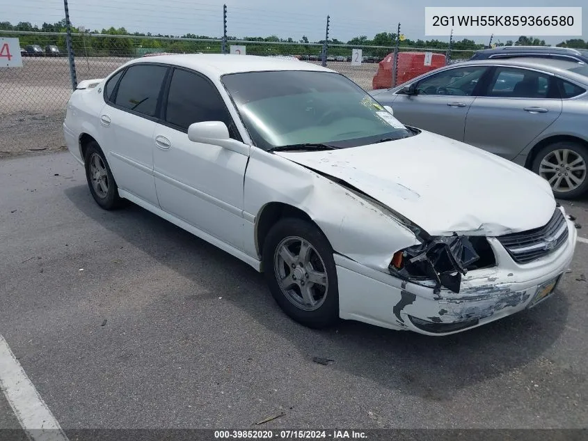 2005 Chevrolet Impala Ls VIN: 2G1WH55K859366580 Lot: 39852020