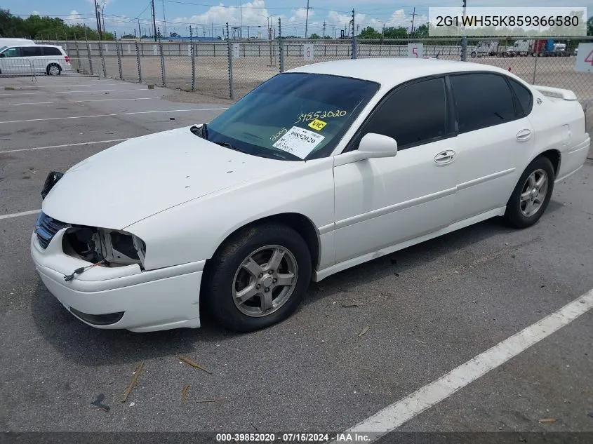 2G1WH55K859366580 2005 Chevrolet Impala Ls