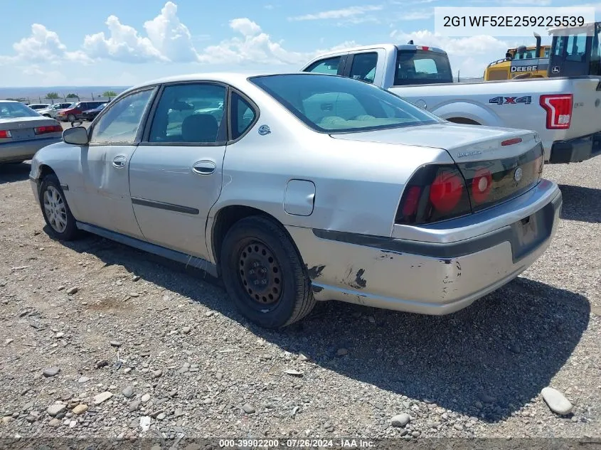 2G1WF52E259225539 2005 Chevrolet Impala