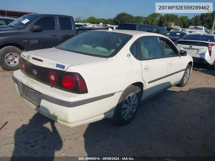 2005 Chevrolet Impala VIN: 2G1WF52E559289462 Lot: 39990514