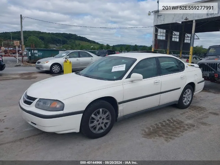 2005 Chevrolet Impala VIN: 2G1WF52E559277991 Lot: 40144966