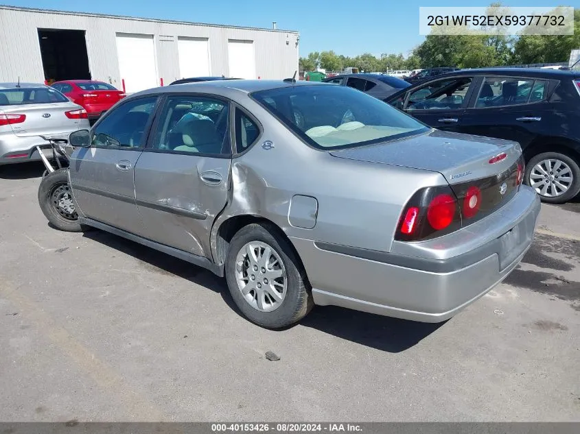 2005 Chevrolet Impala VIN: 2G1WF52EX59377732 Lot: 40153426