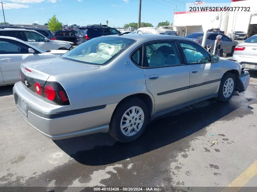 2005 Chevrolet Impala VIN: 2G1WF52EX59377732 Lot: 40153426