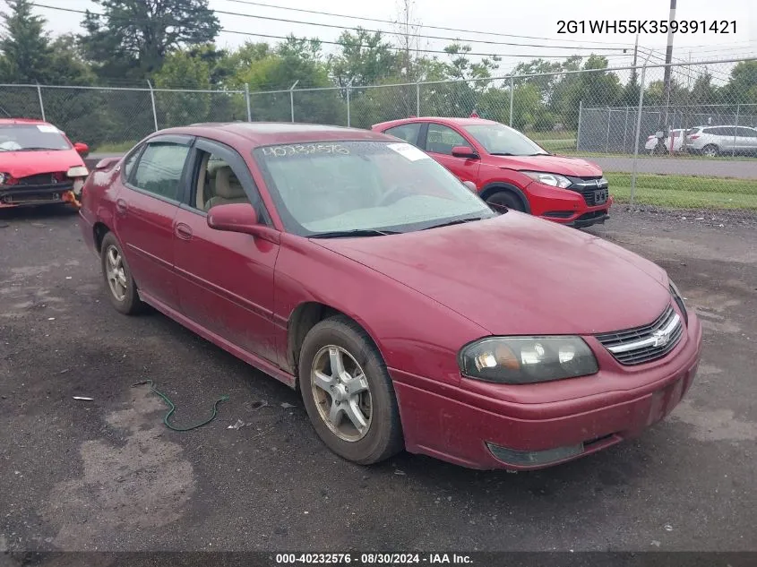 2G1WH55K359391421 2005 Chevrolet Impala Ls