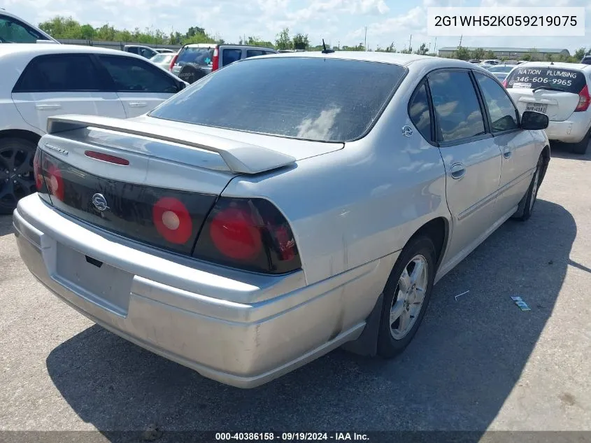 2G1WH52K059219075 2005 Chevrolet Impala Ls