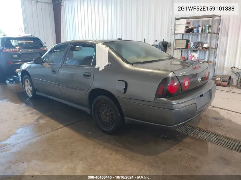 2005 Chevrolet Impala VIN: 2G1WF52E159101388 Lot: 40456445