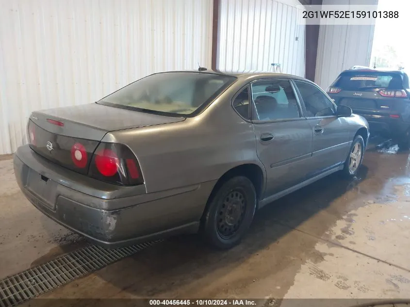 2005 Chevrolet Impala VIN: 2G1WF52E159101388 Lot: 40456445