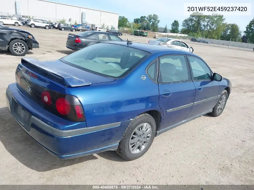 2G1WF52E459237420 2005 Chevrolet Impala