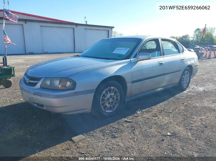 2005 Chevrolet Impala VIN: 2G1WF52E659266062 Lot: 40543177