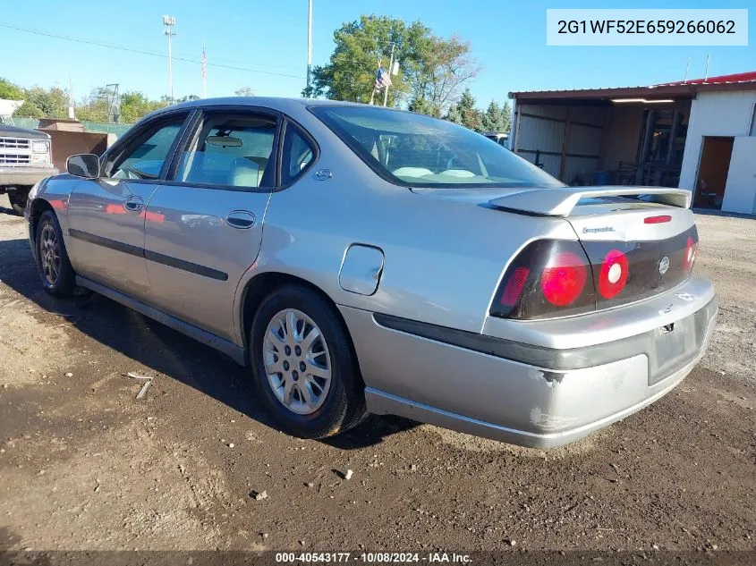 2G1WF52E659266062 2005 Chevrolet Impala