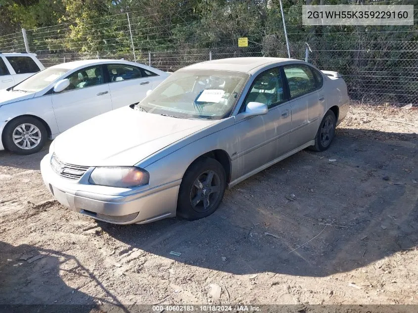 2G1WH55K359229160 2005 Chevrolet Impala Ls