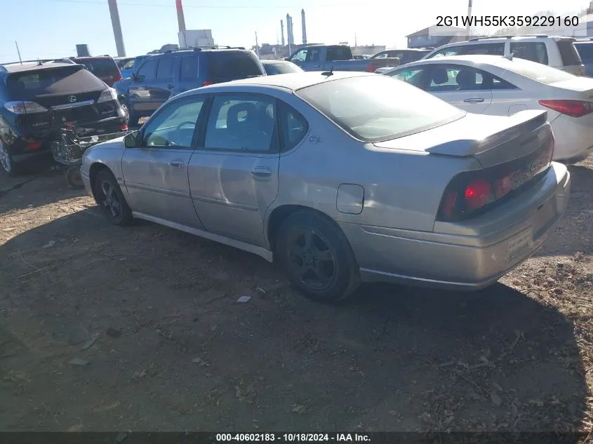 2005 Chevrolet Impala Ls VIN: 2G1WH55K359229160 Lot: 40602183