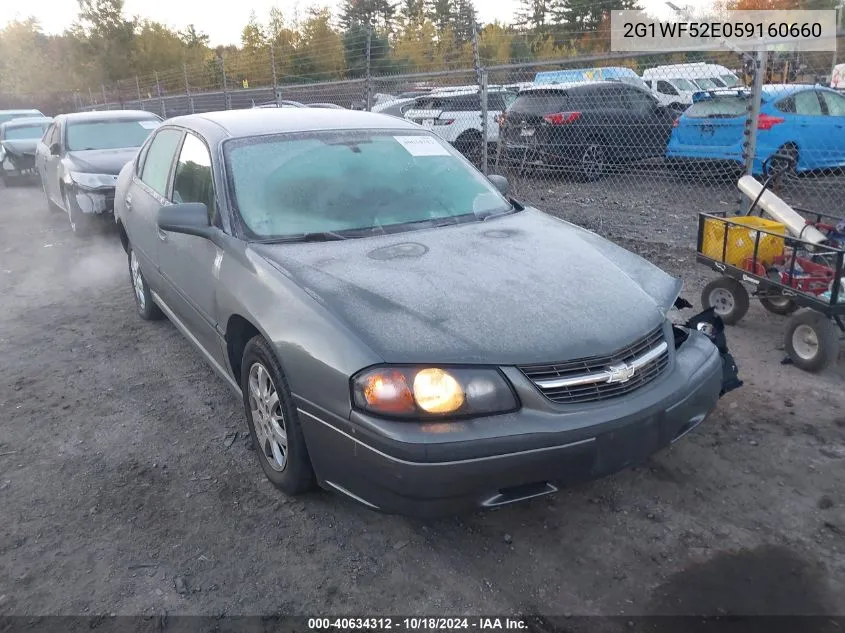 2005 Chevrolet Impala VIN: 2G1WF52E059160660 Lot: 40634312