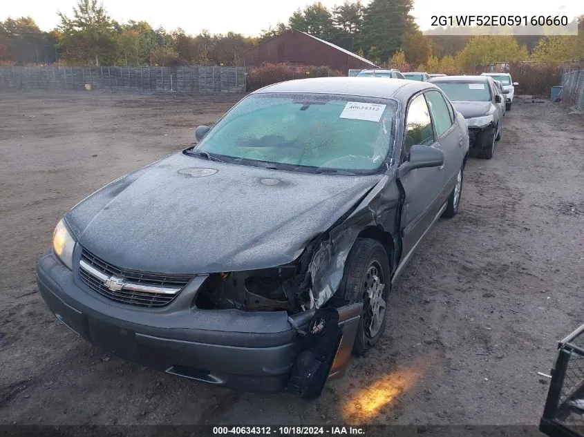 2005 Chevrolet Impala VIN: 2G1WF52E059160660 Lot: 40634312