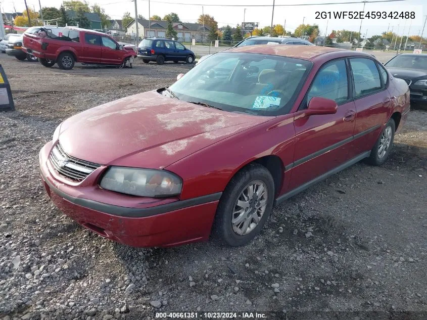 2005 Chevrolet Impala VIN: 2G1WF52E459342488 Lot: 40661351