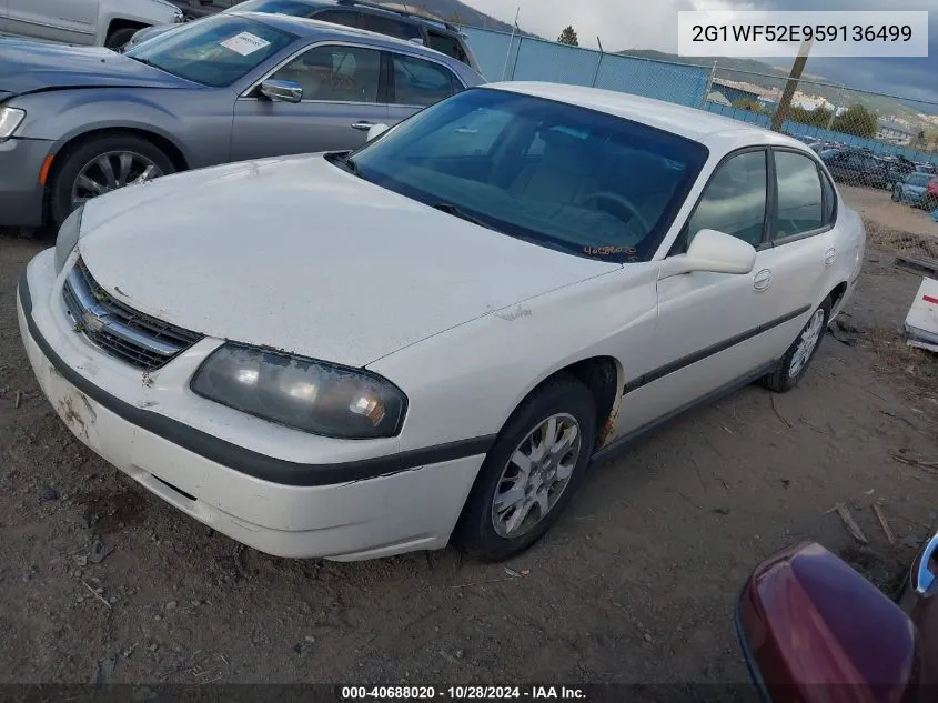 2005 Chevrolet Impala VIN: 2G1WF52E959136499 Lot: 40688020