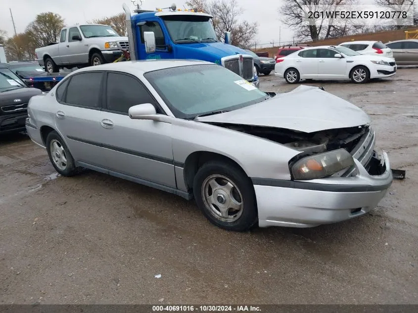 2G1WF52EX59120778 2005 Chevrolet Impala