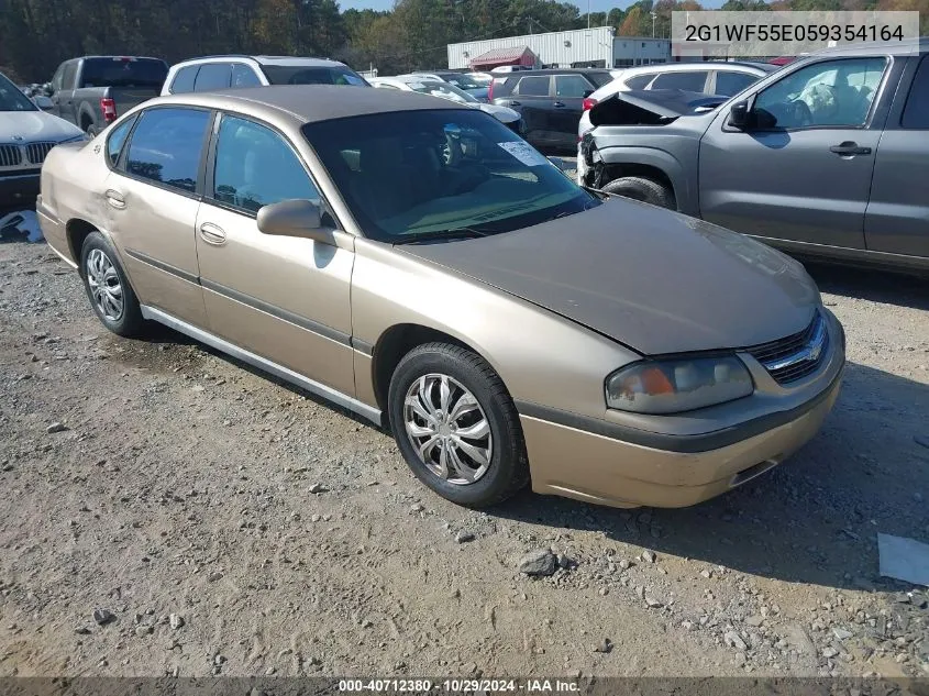 2005 Chevrolet Impala VIN: 2G1WF55E059354164 Lot: 40712380