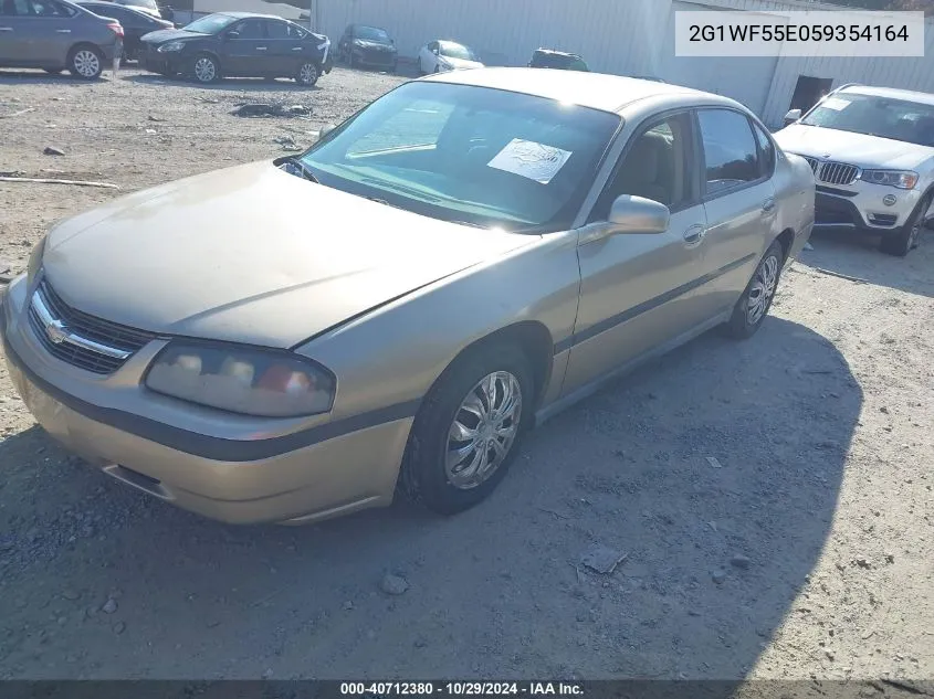 2005 Chevrolet Impala VIN: 2G1WF55E059354164 Lot: 40712380