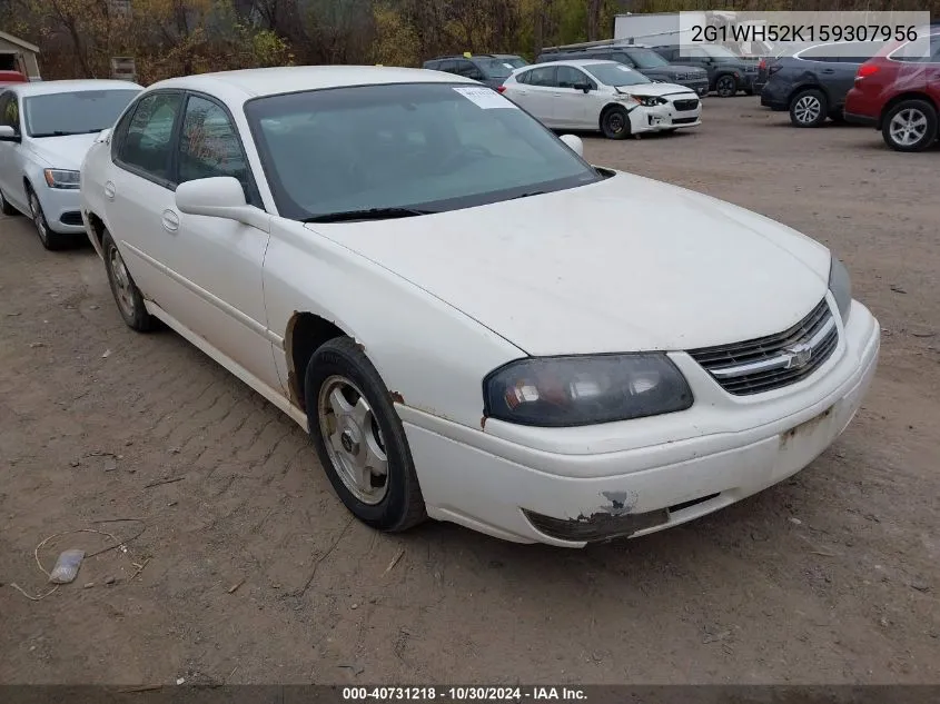 2005 Chevrolet Impala Ls VIN: 2G1WH52K159307956 Lot: 40731218