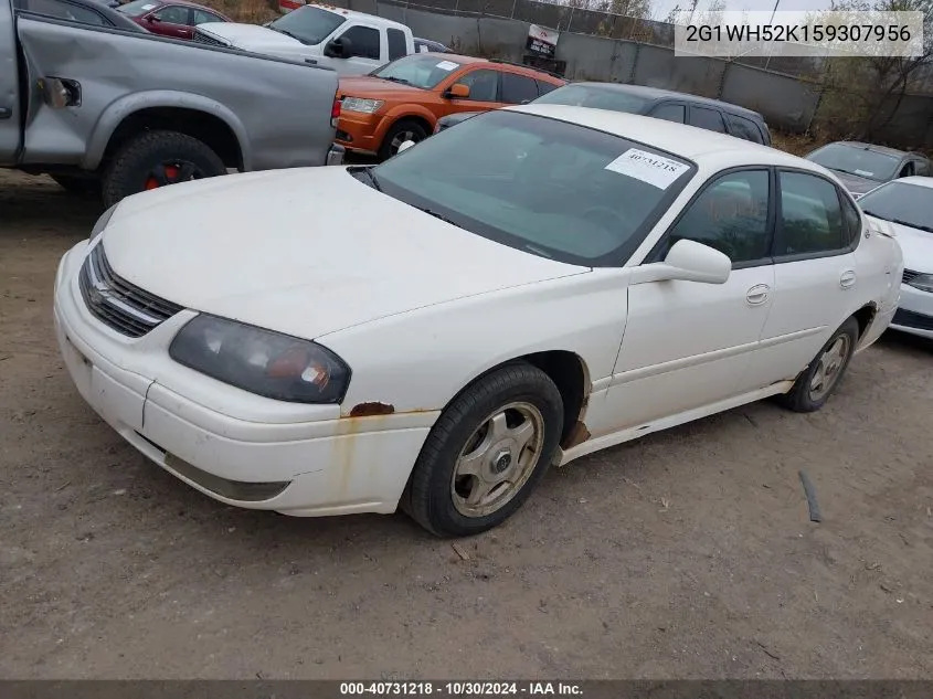 2005 Chevrolet Impala Ls VIN: 2G1WH52K159307956 Lot: 40731218