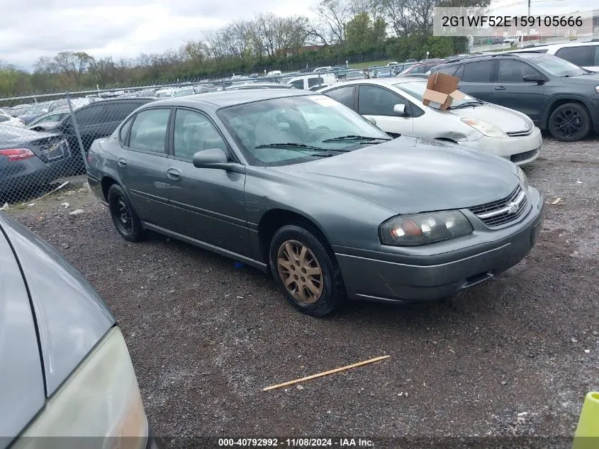 2005 Chevrolet Impala VIN: 2G1WF52E159105666 Lot: 40792992