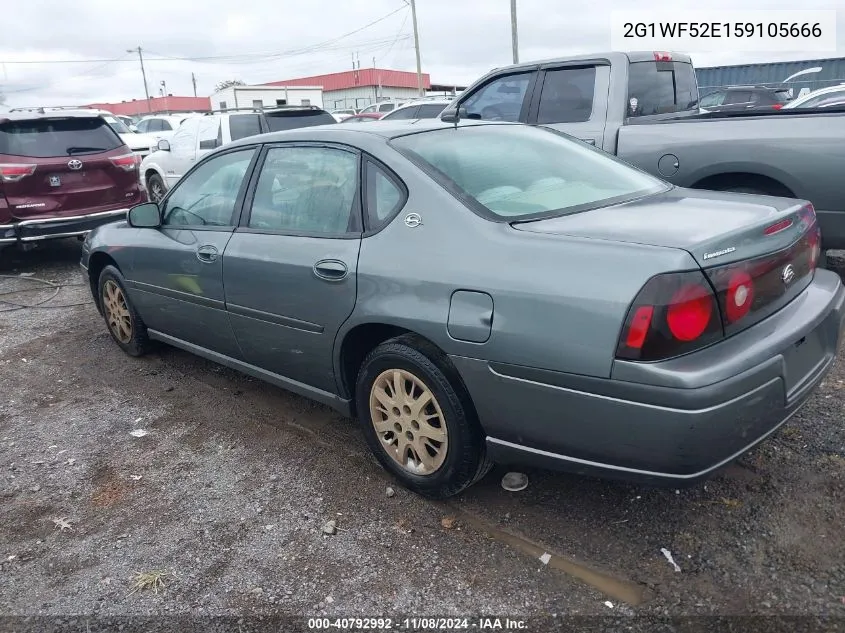 2005 Chevrolet Impala VIN: 2G1WF52E159105666 Lot: 40792992