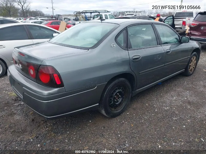 2005 Chevrolet Impala VIN: 2G1WF52E159105666 Lot: 40792992