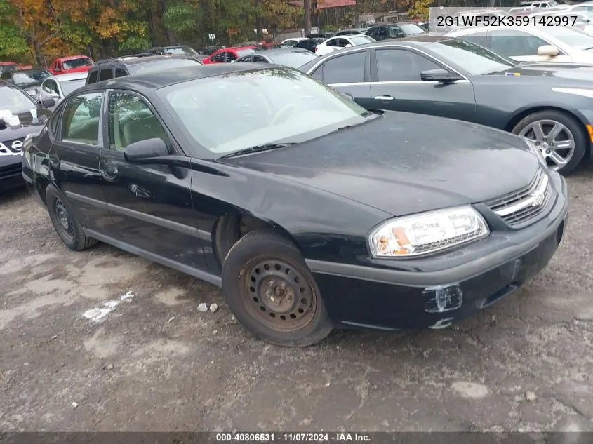 2005 Chevrolet Impala Police VIN: 2G1WF52K359142997 Lot: 40806531