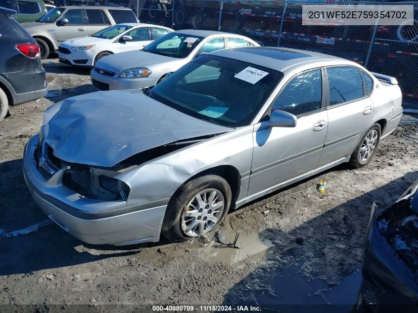 2005 Chevrolet Impala VIN: 2G1WF52E759354702 Lot: 40880709