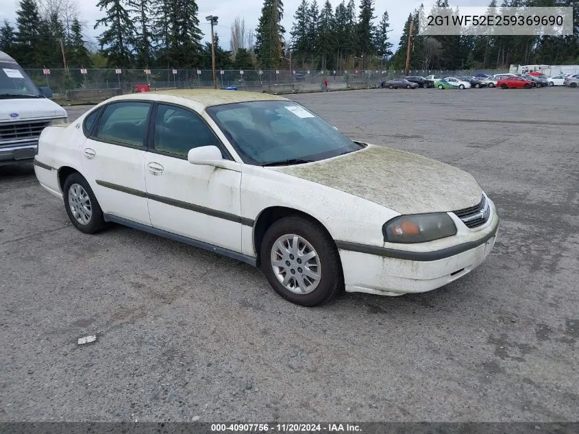 2005 Chevrolet Impala VIN: 2G1WF52E259369690 Lot: 40907756