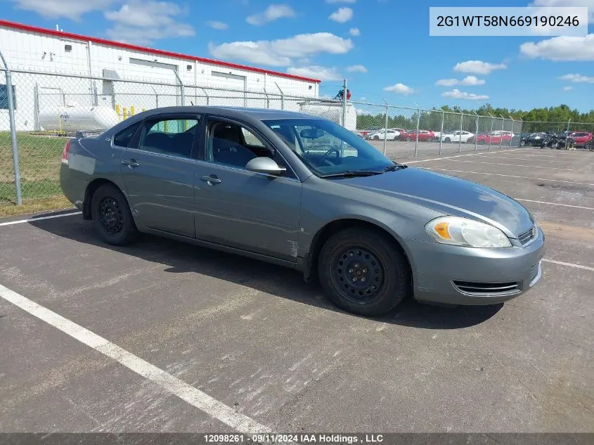 2006 Chevrolet Impala VIN: 2G1WT58N669190246 Lot: 12098261