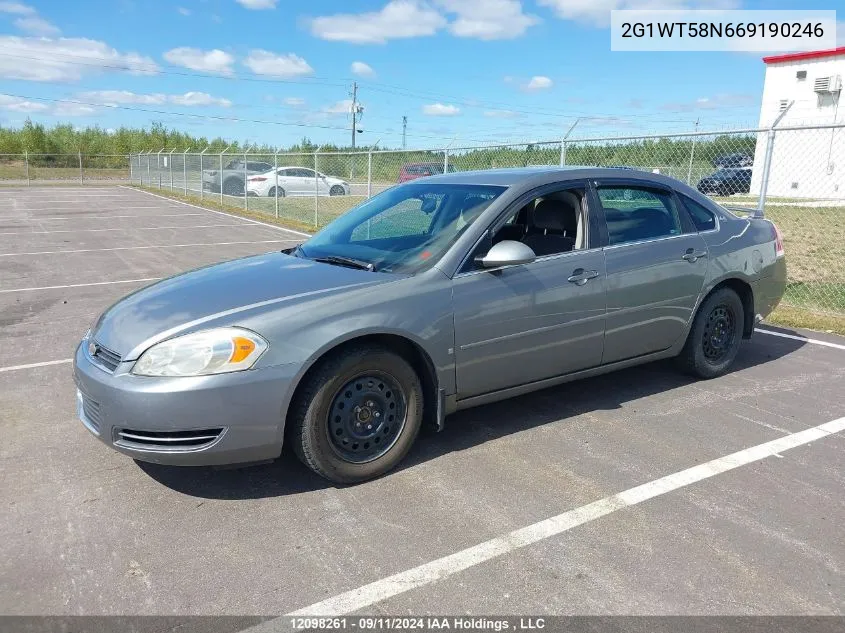 2006 Chevrolet Impala VIN: 2G1WT58N669190246 Lot: 12098261