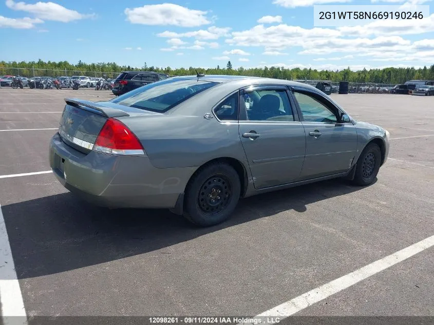 2G1WT58N669190246 2006 Chevrolet Impala