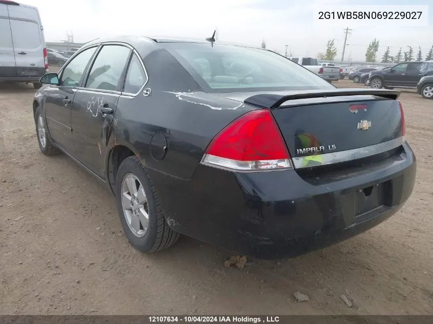 2G1WB58N069229027 2006 Chevrolet Impala Ls