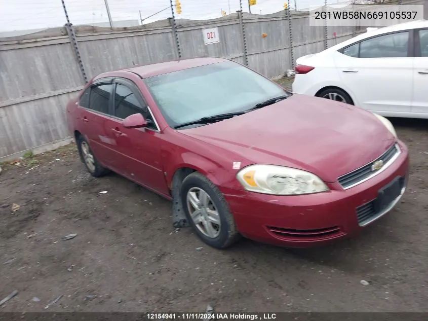 2006 Chevrolet Impala VIN: 2G1WB58N669105537 Lot: 12154941