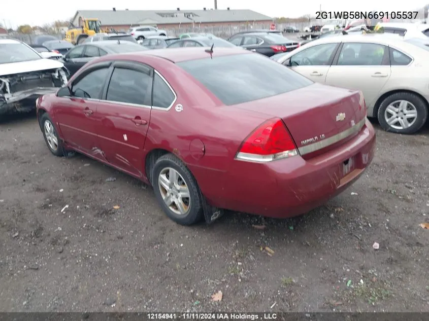 2006 Chevrolet Impala VIN: 2G1WB58N669105537 Lot: 12154941