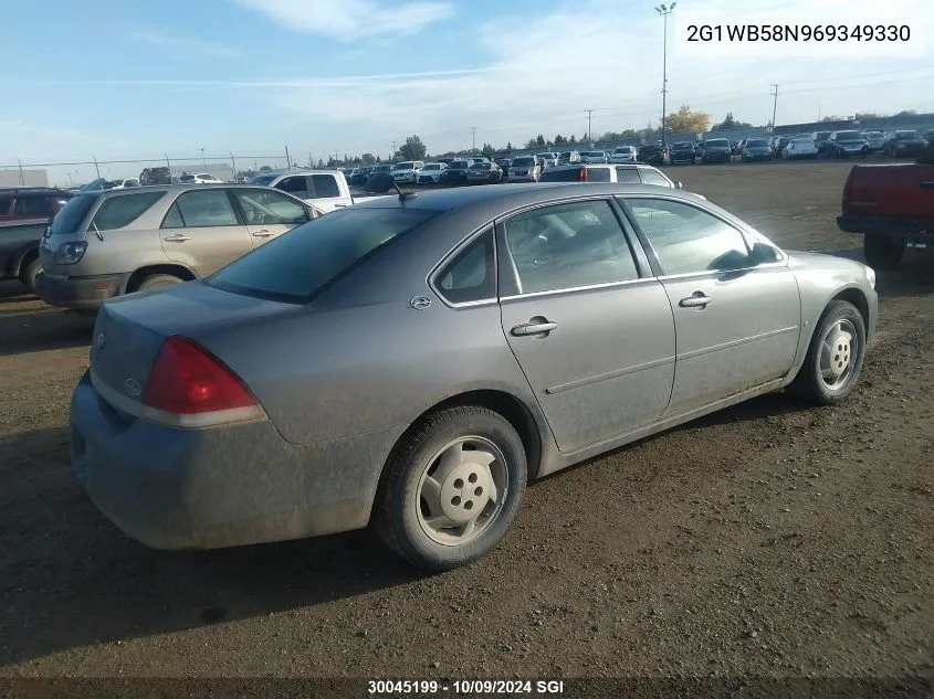 2006 Chevrolet Impala Ls VIN: 2G1WB58N969349330 Lot: 30045199