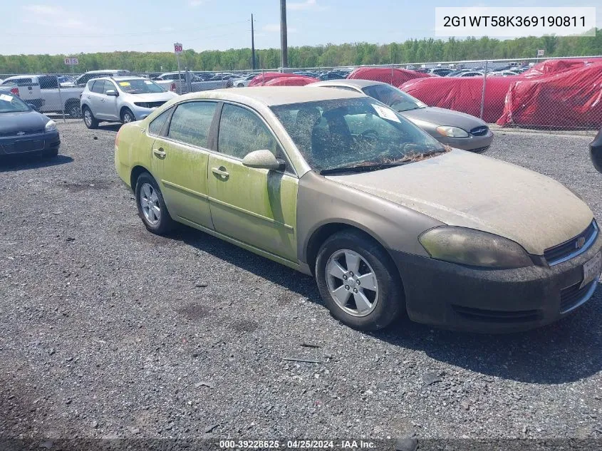 2006 Chevrolet Impala Lt VIN: 2G1WT58K369190811 Lot: 39228625