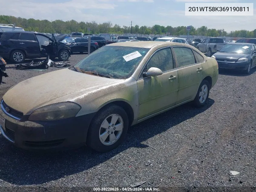 2G1WT58K369190811 2006 Chevrolet Impala Lt